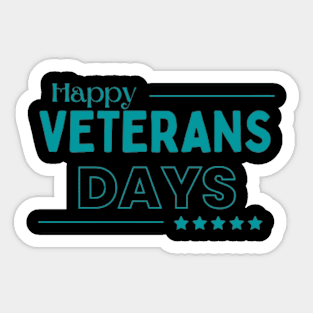 Veterans Day Sticker